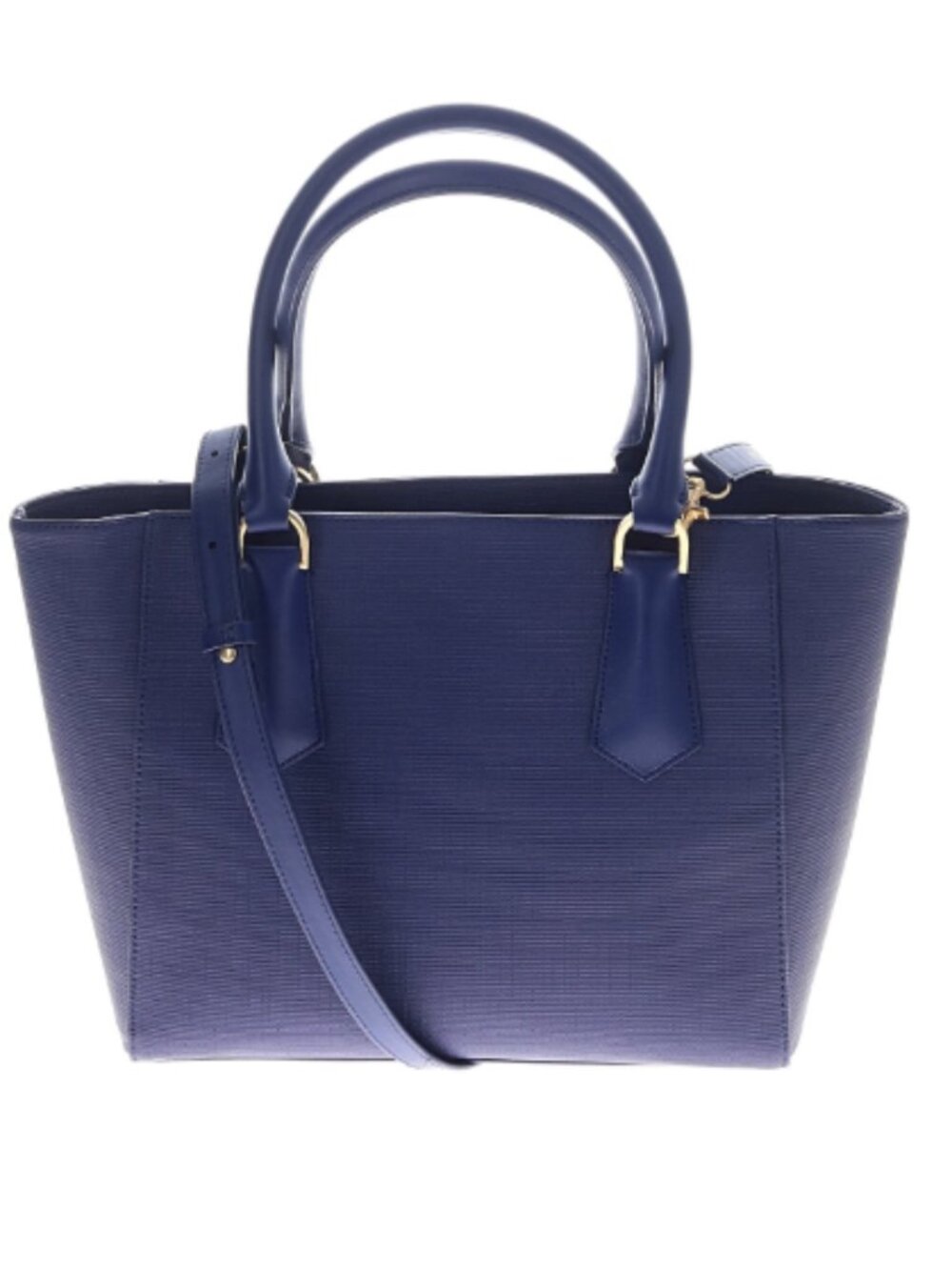 Dagne Dover Blue Structured Satchel / Work Bag